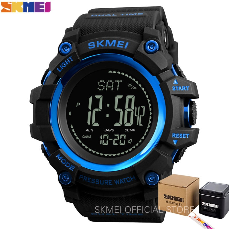SKMEI 1358 Outdoor Watches Mens Pressure Compass Sport Digital Wristwatches Altimeter Weather Tracker Waterproof reloj hombre