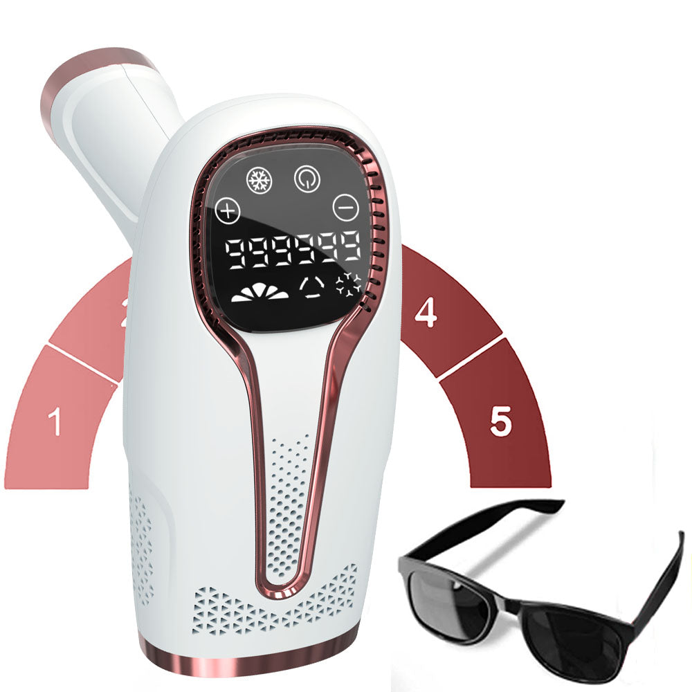 Women's Handheld Hair Removal Machine Home Laser Hair Removal Device Painless IPL Photorejuvenation Freezing Point Hair Removal Device