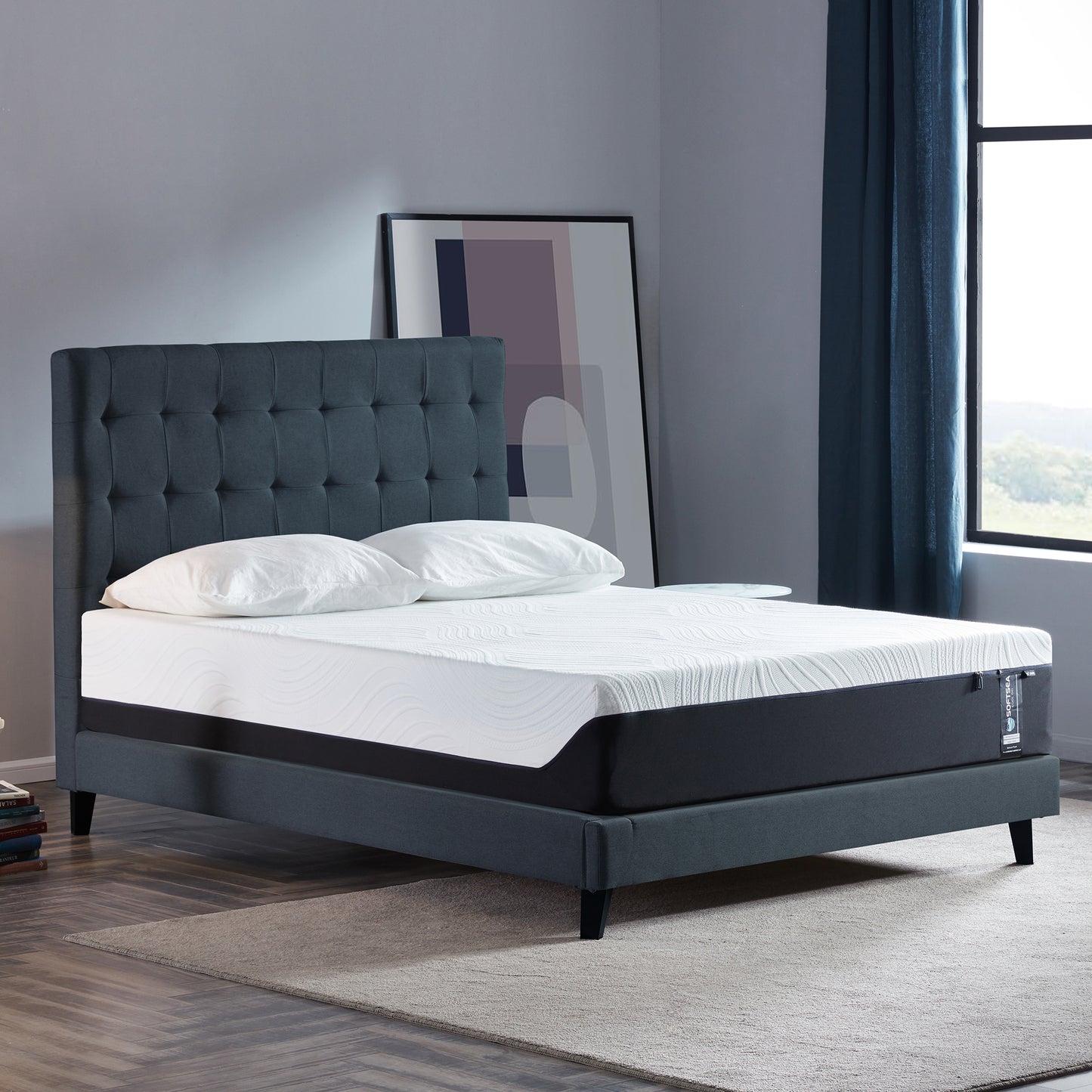 12 Inches Gel Memory Foam Mattress(Twin) -Medium Plush