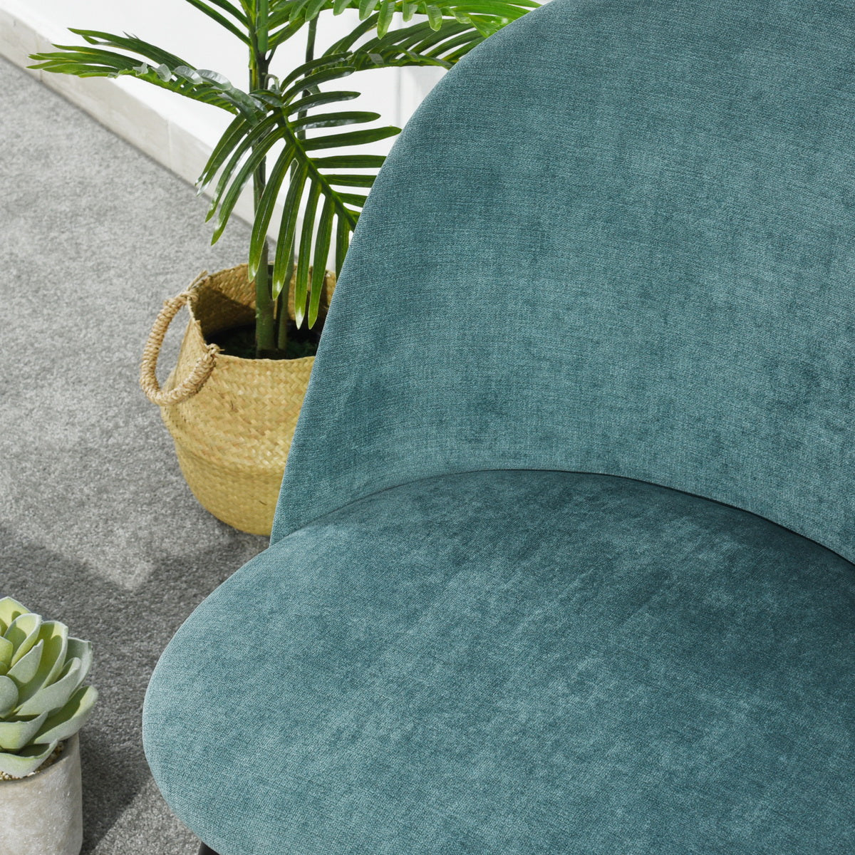 Upholstered Arm Chair/Dinning Chair (Set of 2)