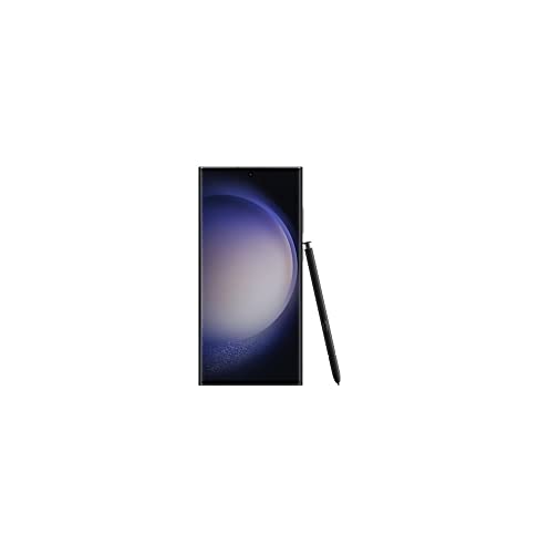 Samsung Galaxy S23 Ultra 5G Dual SIM Android Mobile Phone, 256GB, SIM Free Smartphone, Black (Renewed)