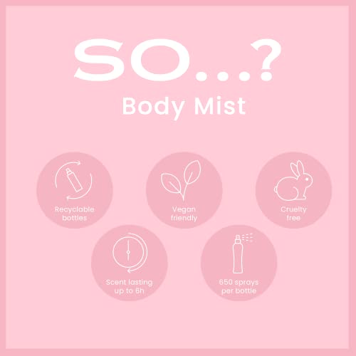 So…? Escapes Grande Womens Gift Set, Body Mist Fragrance Spray (6x50ml)
