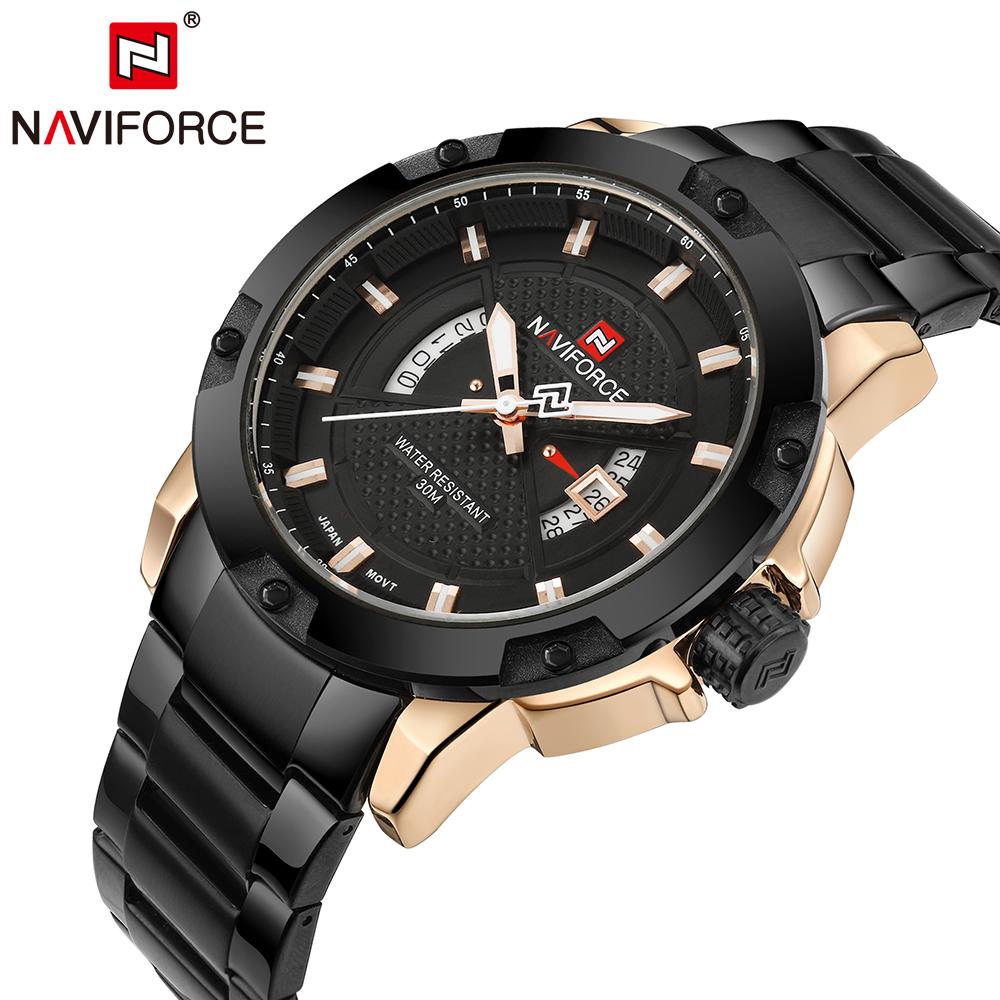 NAVIFORCE Sports Watches Men's Quartz Waterproof Wristwatch