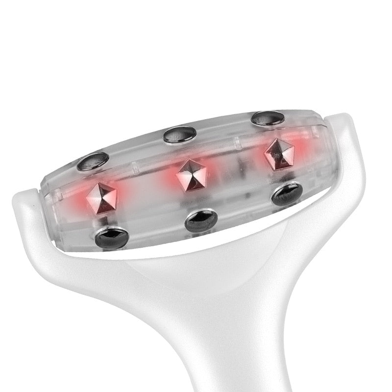 TOUCHBeauty Red light Face Massager Roller for face slimming, Remove dropsy, Improve absorption Skin Care derma roller TB-0888