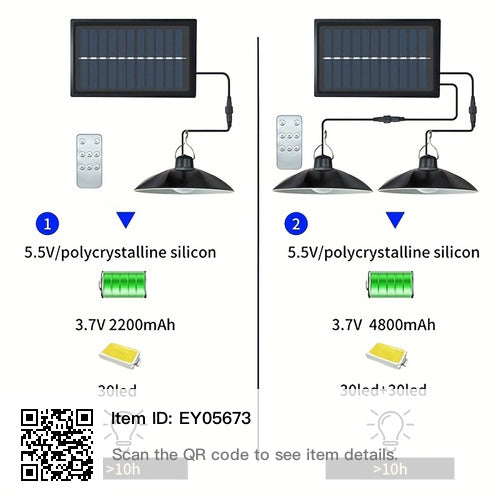 1pc solar pendat ligth