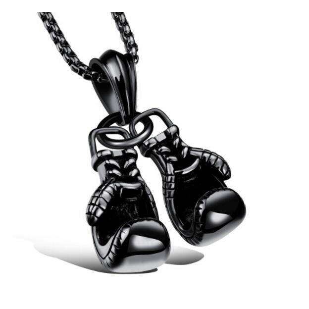 Boxing Gloves Necklace For Men Sporty zinc alloy Pendant Necklaces move Men Jewelry Best Gift Game gift jewelry