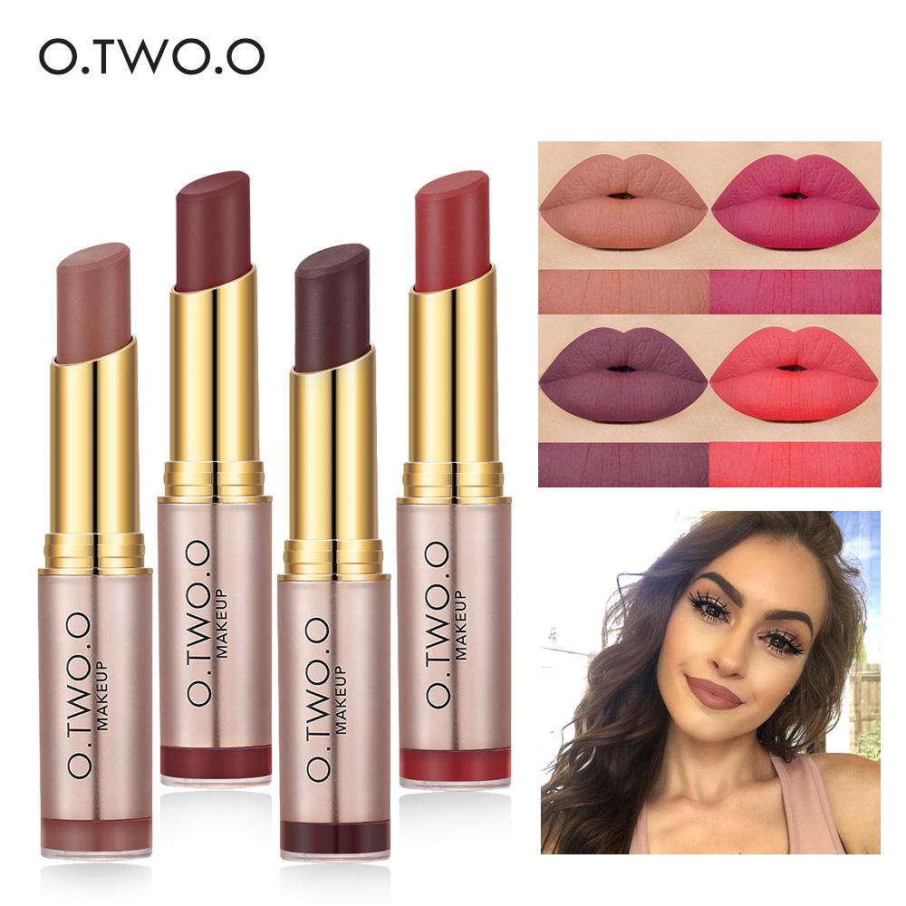 O.TWO.O Brand Wholesale Beauty Makeup Lipstick Popular Colors Best Seller Long Lasting Lip Kit Matte Lip Cosmetics