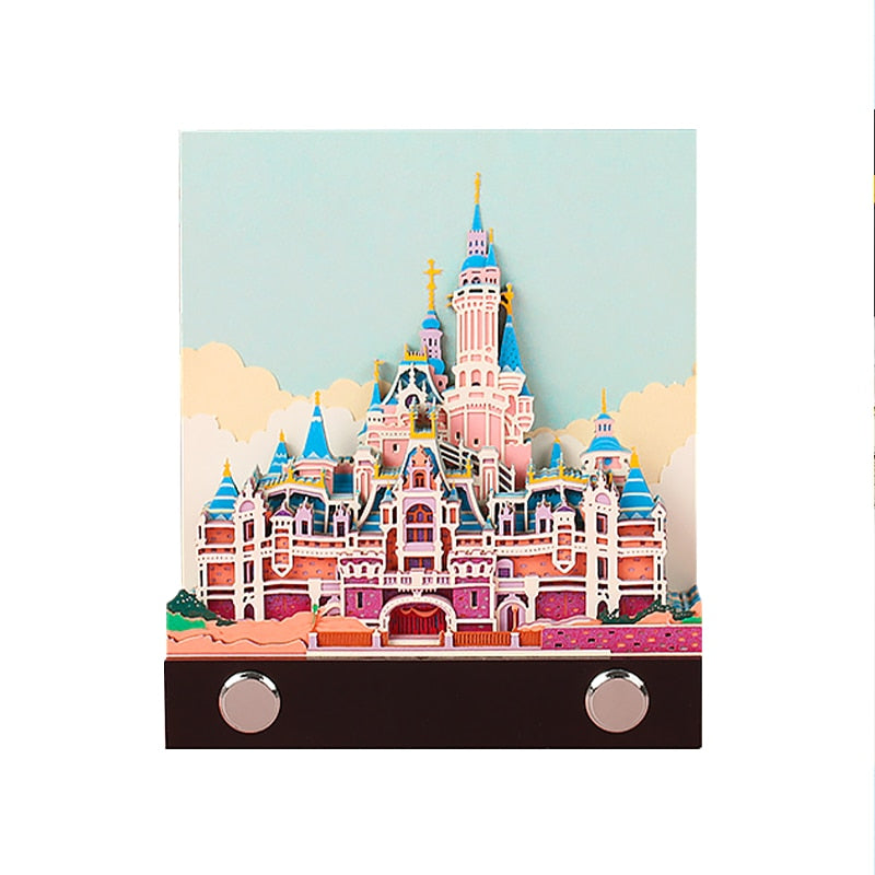 Magic Castle 3D Notepad Calendar Memo Pad Block Notes Hary Design Note Paper Stationery Accessories