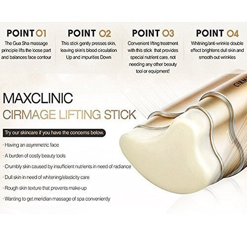 Maxclinic Cirmage Lifting Stick 23g Anti-Wrinkle Face Beauty Facail Cleaner Brush Washing Brushes