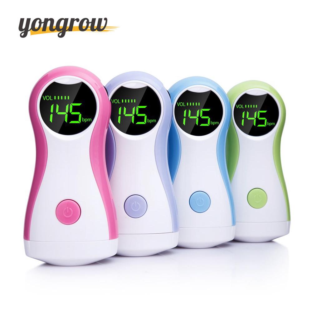 Yongrow Fetal Doppler Baby Monitor LCD Display Portable Baby Heart Rate Monitor With Earphone YK-90C For Pregnant Women