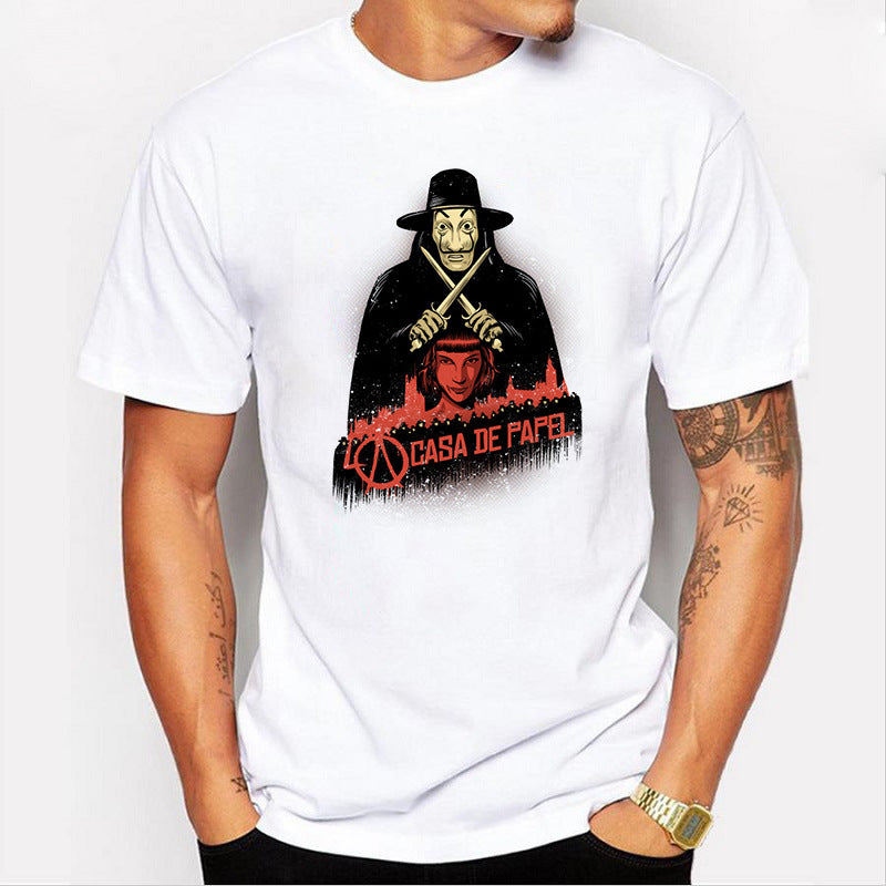 Men'S Casual Letter Printed Top Quality Men'S Tees Best Red Dead Redemption John Marsto Movie T Shirt