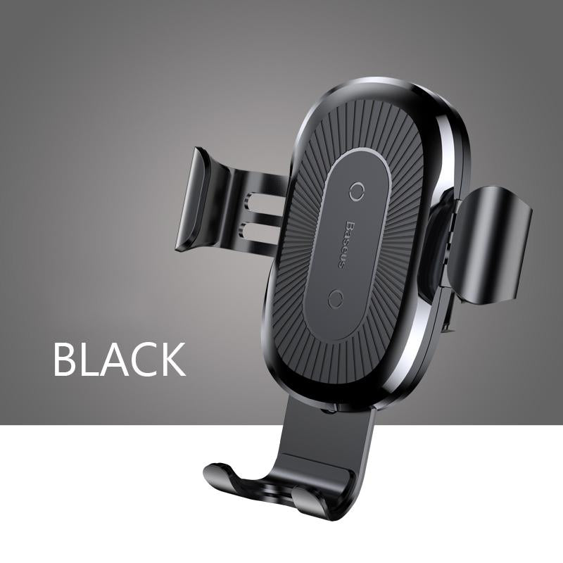 Baseus 10W QI Wireless Charger Car Holder For iPhone X Plus Samsung S8 S9 Fast Car Mount Wireless