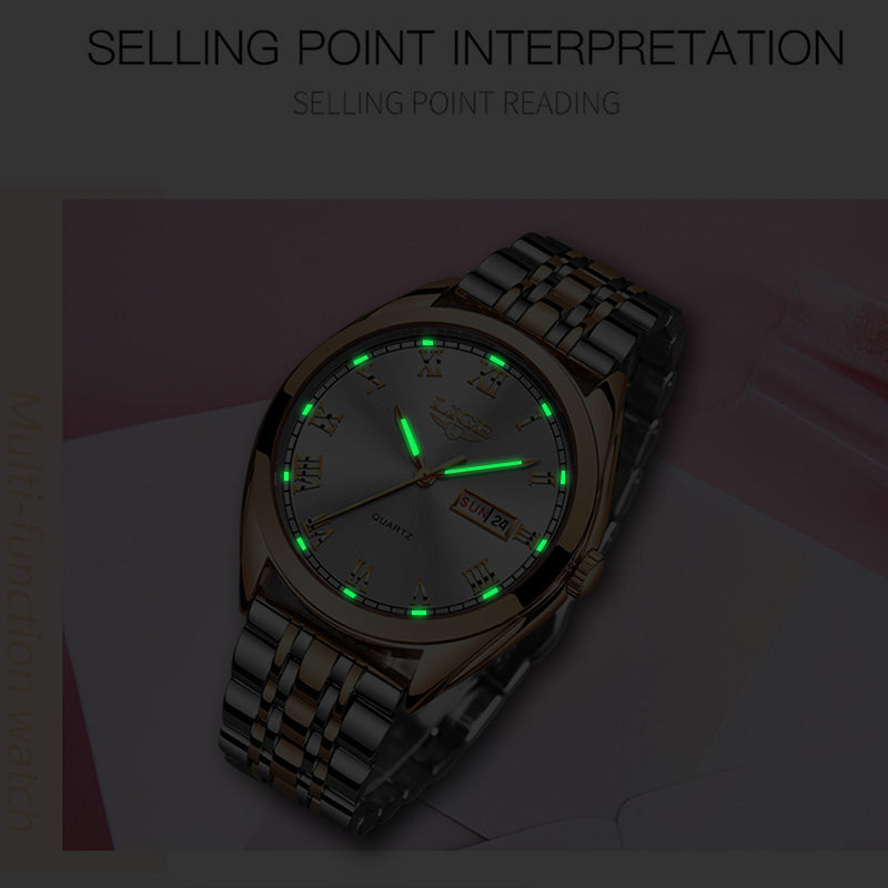 LIGE New Rose Gold Women Watch Business Quartz Watch Ladies Top Brand Luxury Female Wrist Watch Girl Clock Relogio Feminin