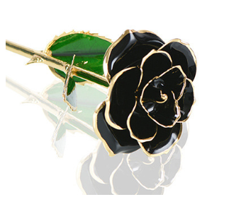 24K Gold Plated Rose Romantic Eternal Rose Eternal Flower with Stand Best Gift for Valentine's Day Mother's Day Wedding