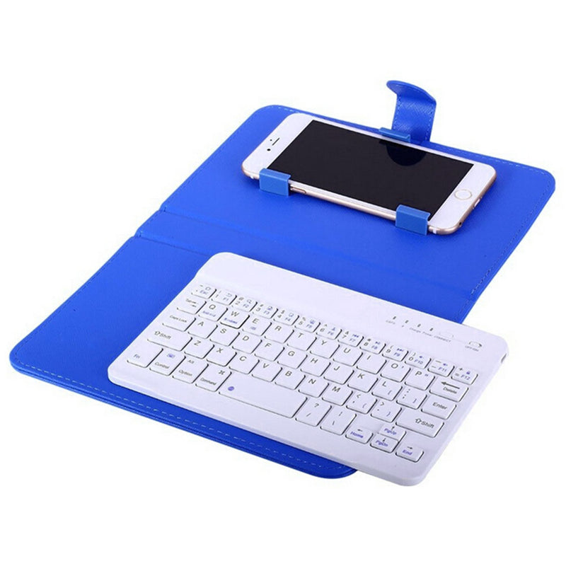 PU Leather Wireless Keyboard Case for iPhone Protective Mobile Phone With Bluetooth Keyboard For IPhone 7