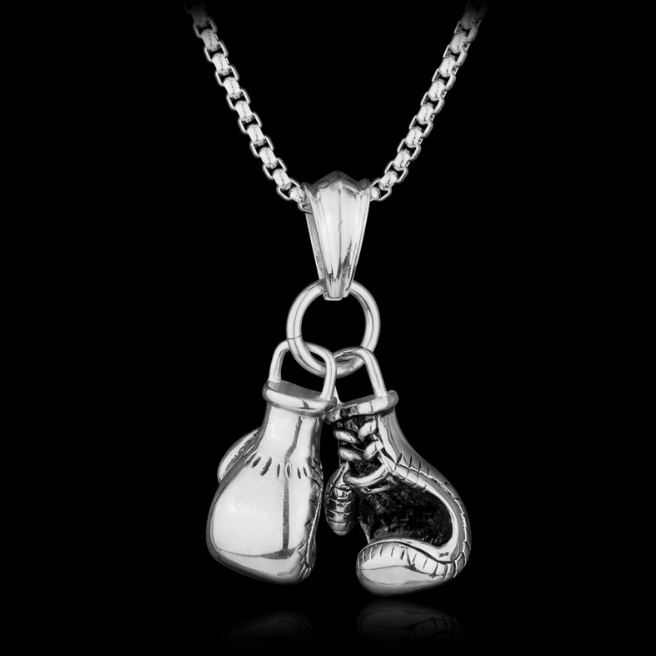 Boxing Gloves Necklace For Men Sporty zinc alloy Pendant Necklaces move Men Jewelry Best Gift Game gift jewelry