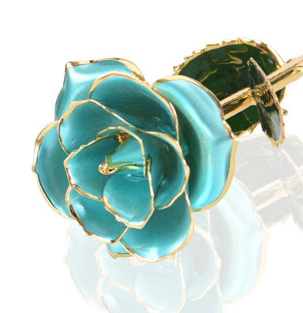 24K Gold Plated Rose Romantic Eternal Rose Eternal Flower with Stand Best Gift for Valentine's Day Mother's Day Wedding