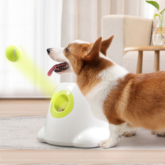 Light Pet Toys Dog Net Ball Launcher Automatic Throwing Ball Throwing Ball Automatic Bouncing Ball Machine Ball Thrower