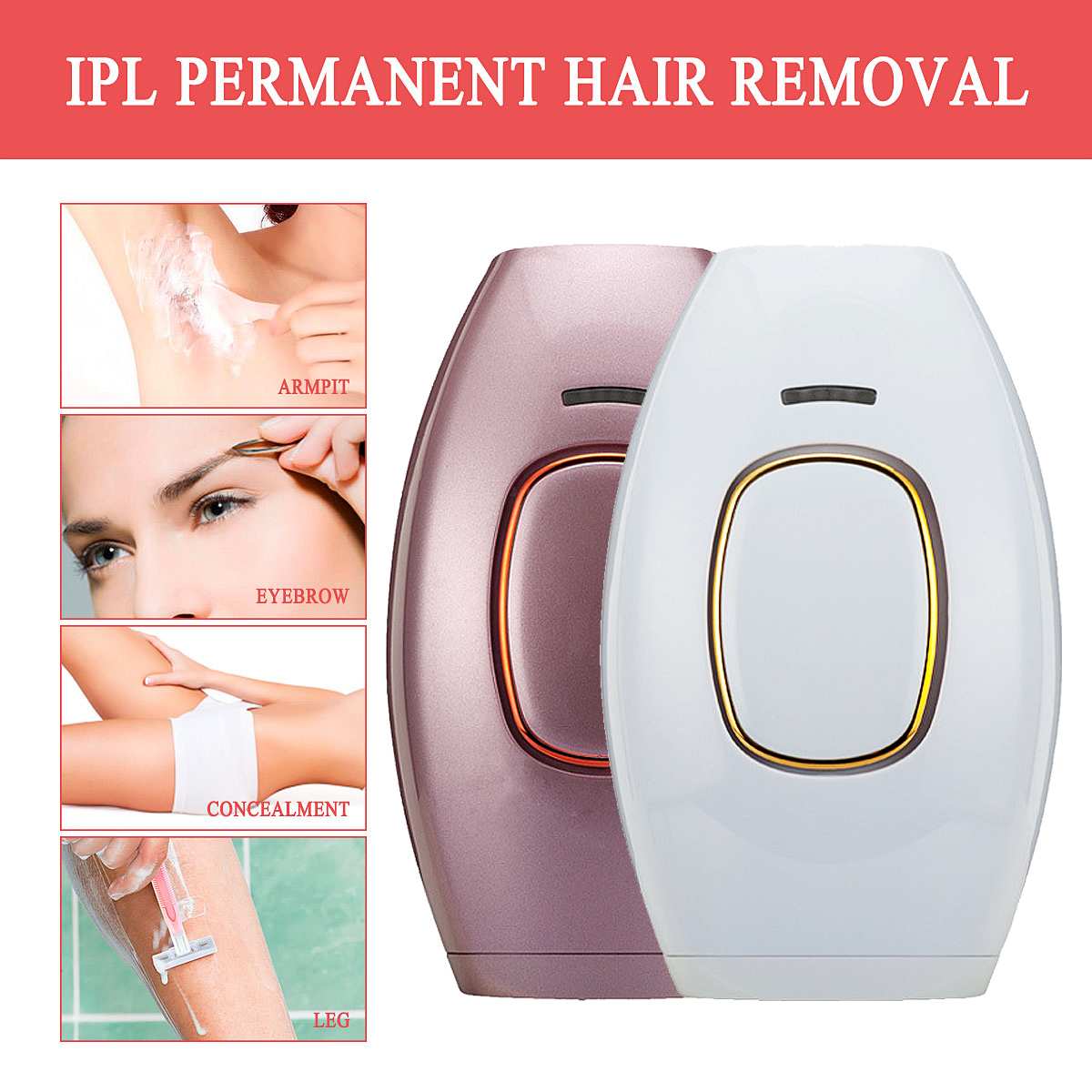 Portable Depilator Machine Full Body Hair Removal Device Painless Personal Care Appliance