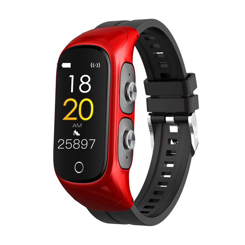 New N8 Smart Bracelet Pair Ear Bluetooth Headset Two-In-One Sports Watch