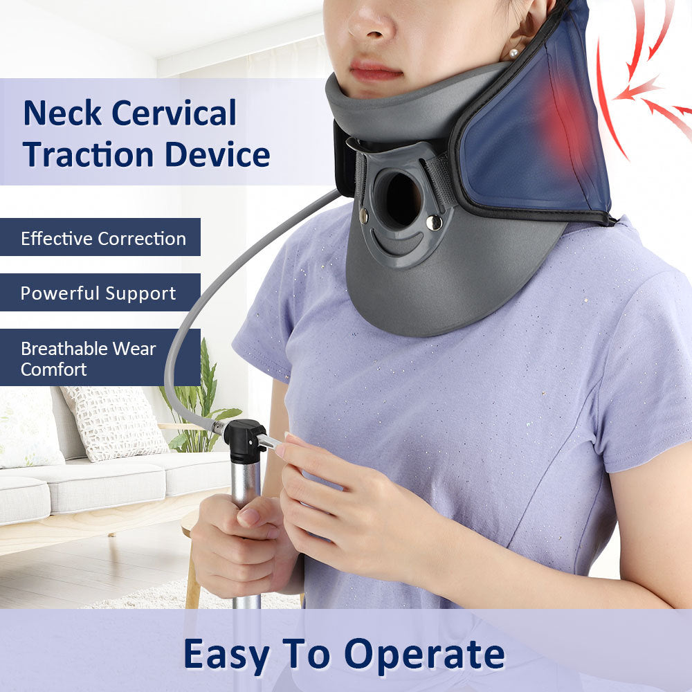 HailiCare Polymer Neck Retractor Neck Support Neck Protection Neck Inflatable Support