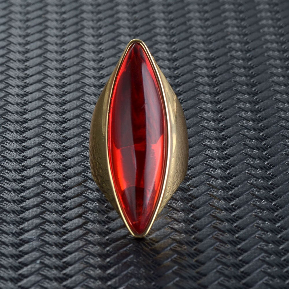 Black Stone Big Ring For Women Luxury Gold Color Engagement Party Rings Fashion Jewelry Best Gift New