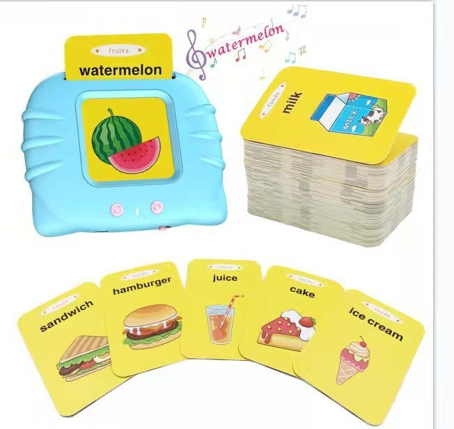 Pure English Version Of Children's Enlightenment Early Education Intelligent Card Learning Machine English Card Machine Baby Insert Card