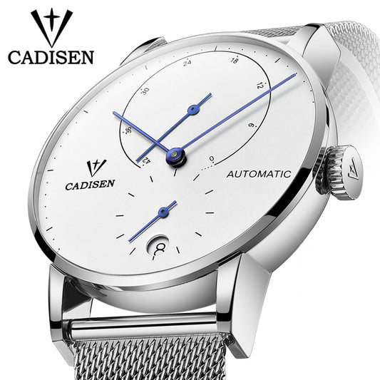 Mens Watches CADISEN Top Luxury Brand Automatic Mechanical Watch Men Full Steel Business Waterproof Fashion Sport Watches