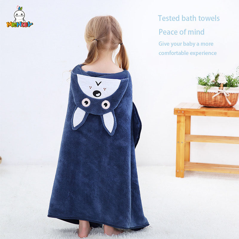 Copy of MICHLEY Baby Polyester Brocade Bath Towel Children's Soft Absorbent Beach Towel Children With Hood Bath Towel Can Add Logo