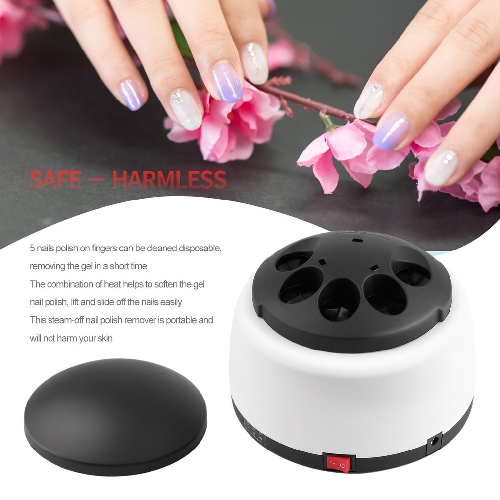 Electric UV Nail Gel Polish Remover Machine Nail Steamer Steam Off Gel Removal for Home Nail Salon Beauty Nail Art Tool