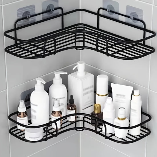 1pc Triangle Rack Corner Rack Dormitory Storage Rack Bathroom And Kitchen Storage Rack Tool Utility Storage Rack