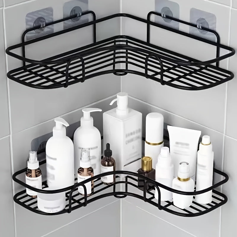 1pc Triangle Rack Corner Rack Dormitory Storage Rack Bathroom And Kitchen Storage Rack Tool Utility Storage Rack