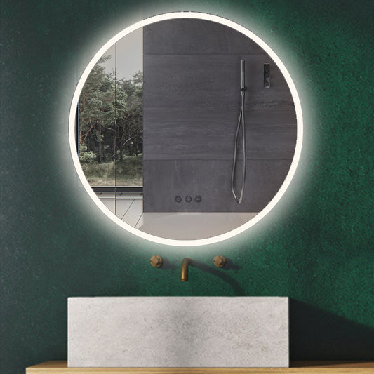 Acrylic Led mirror 24*24 Inches smart Anti fog Touch switch LED Bathroom Mirror 3 level Brightness Adjustment