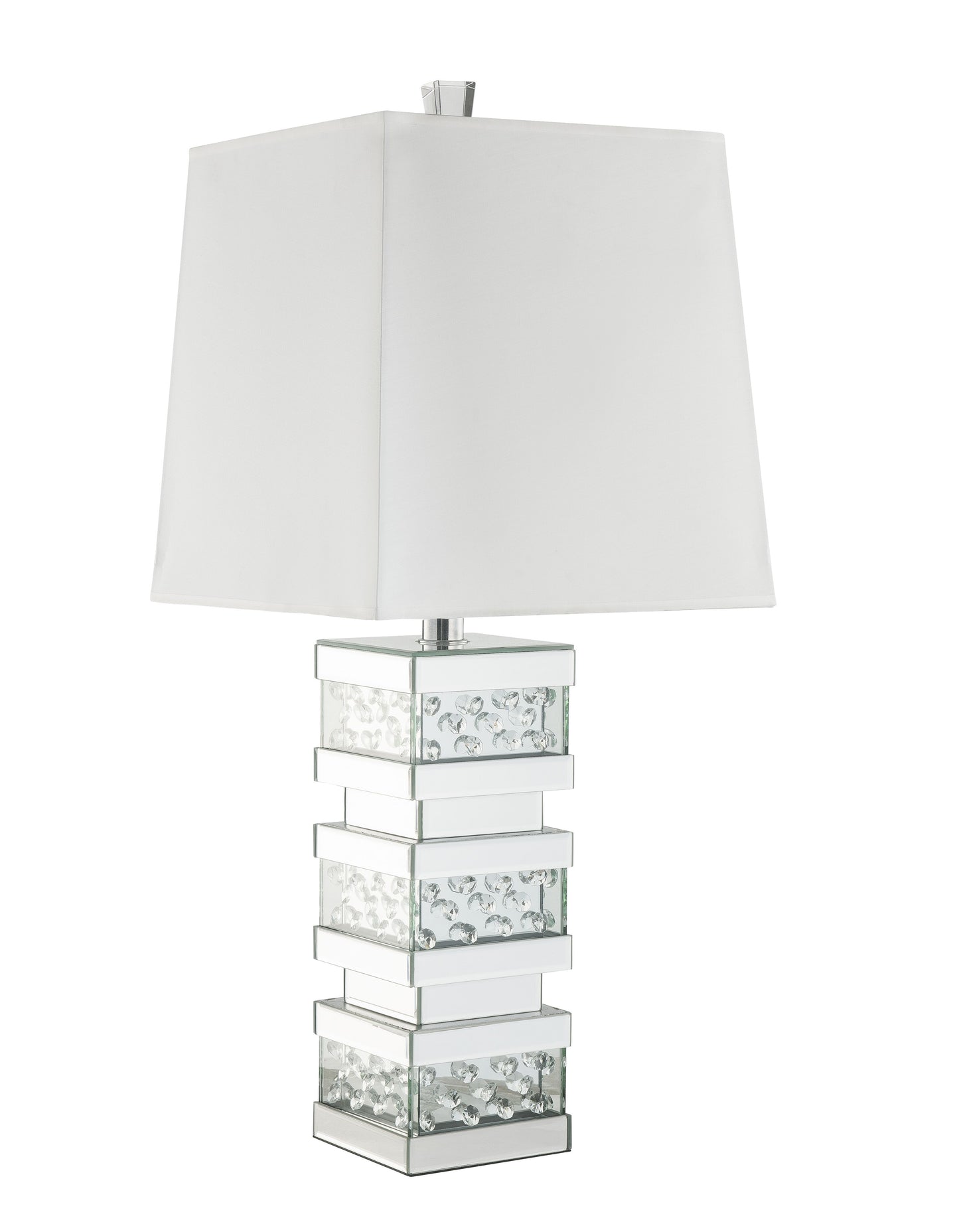 Nysa Table Lamp in Mirrored & Faux Crystals 40217