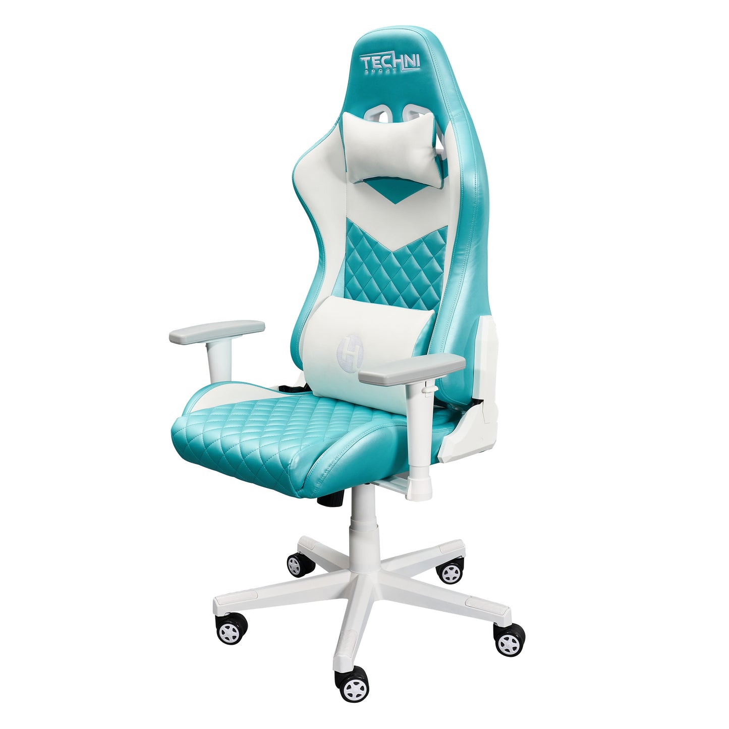 Techni Sport High Back Ergonomic Gaming Chair - Aqua