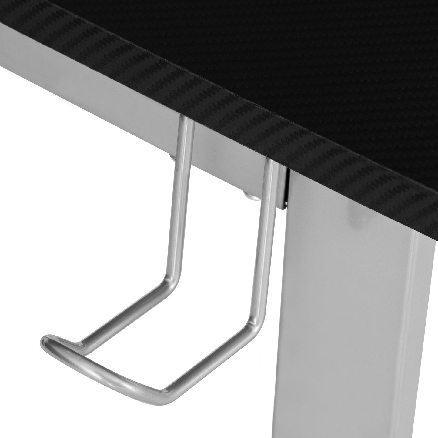 Techni Sport Warrior L-Shaped Gaming Desk, Black