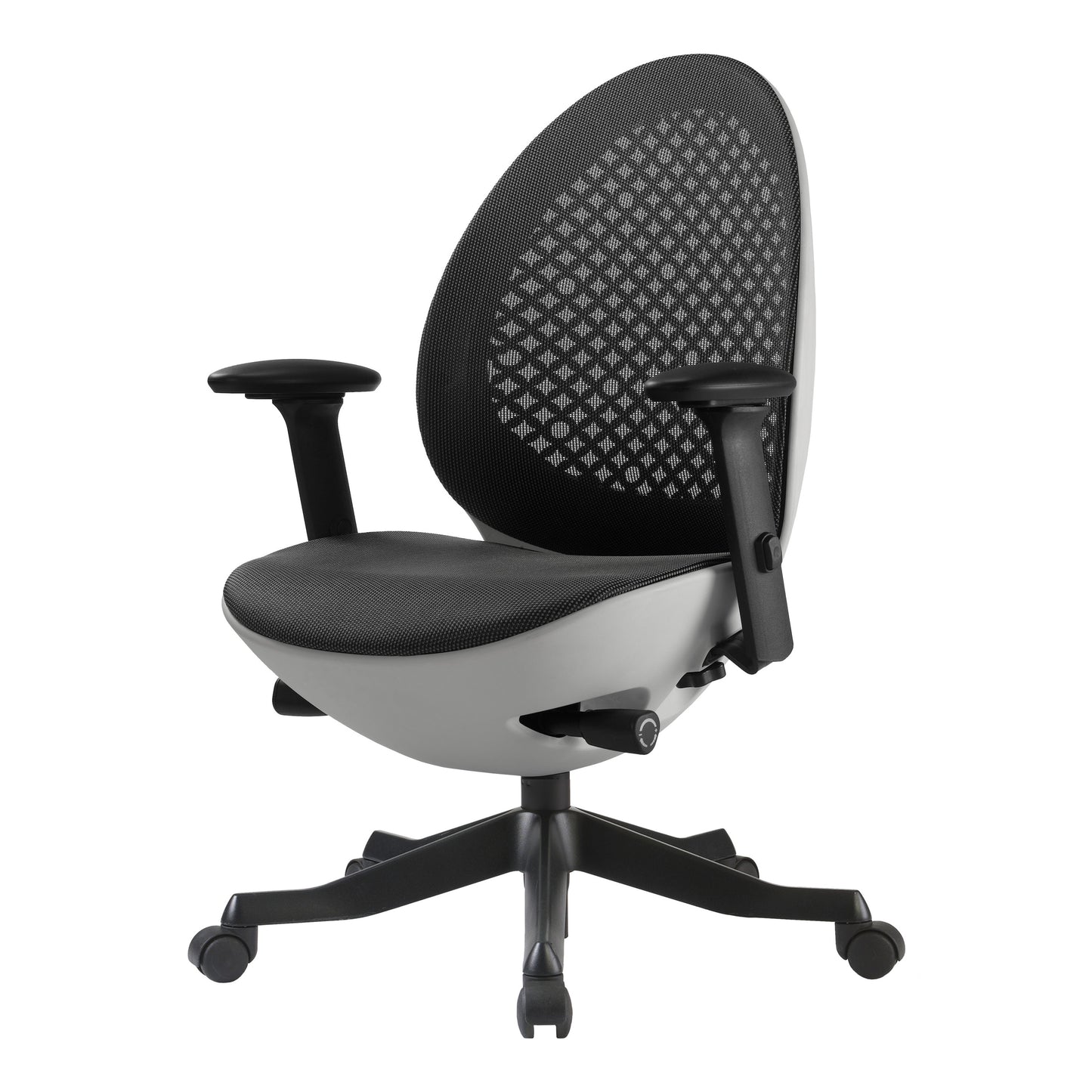 Techni Mobili Deco LUX Executive Office Chair, White