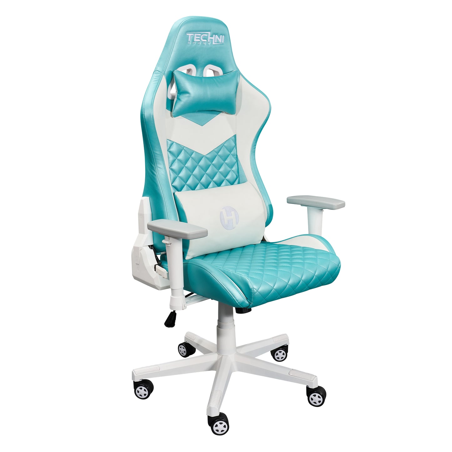 Techni Sport High Back Ergonomic Gaming Chair - Aqua