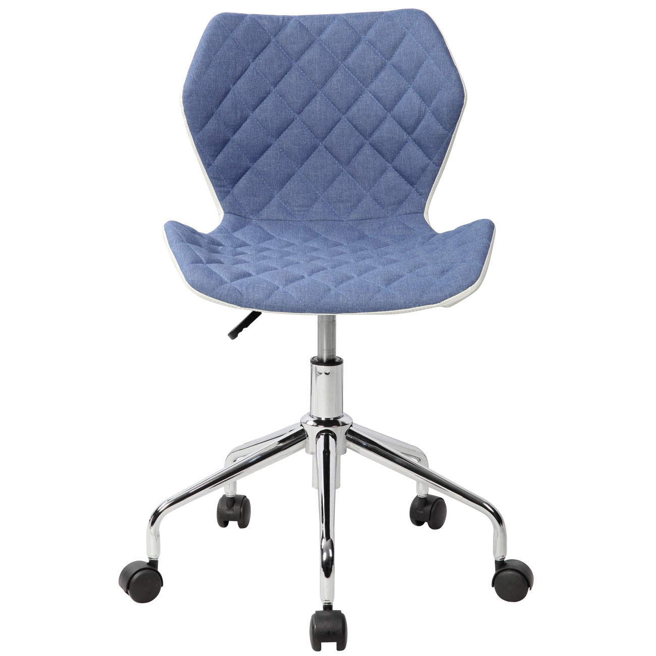 Techni Mobili Modern Height Adjustable Office Task Chair, Blue