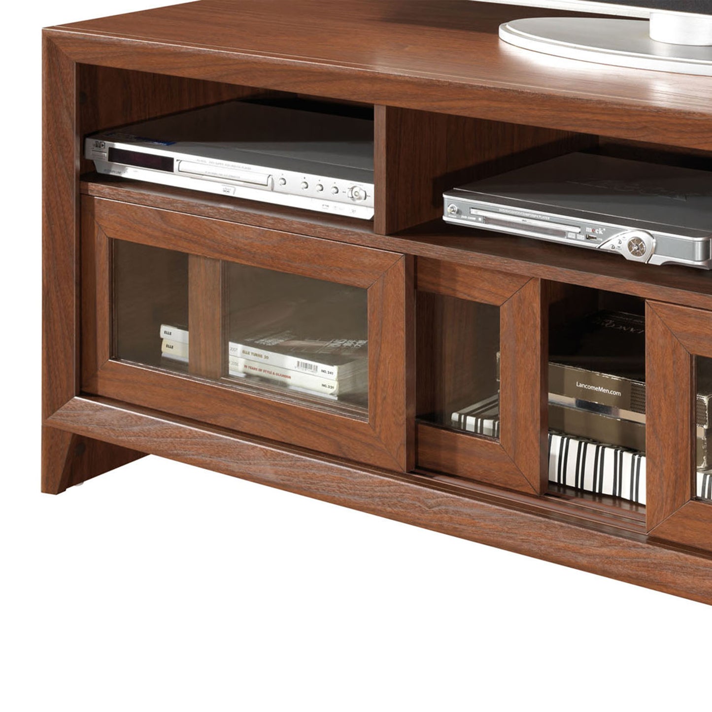 Techni Mobili Modern TV Stand with Storage for TVs Up To , Hickory