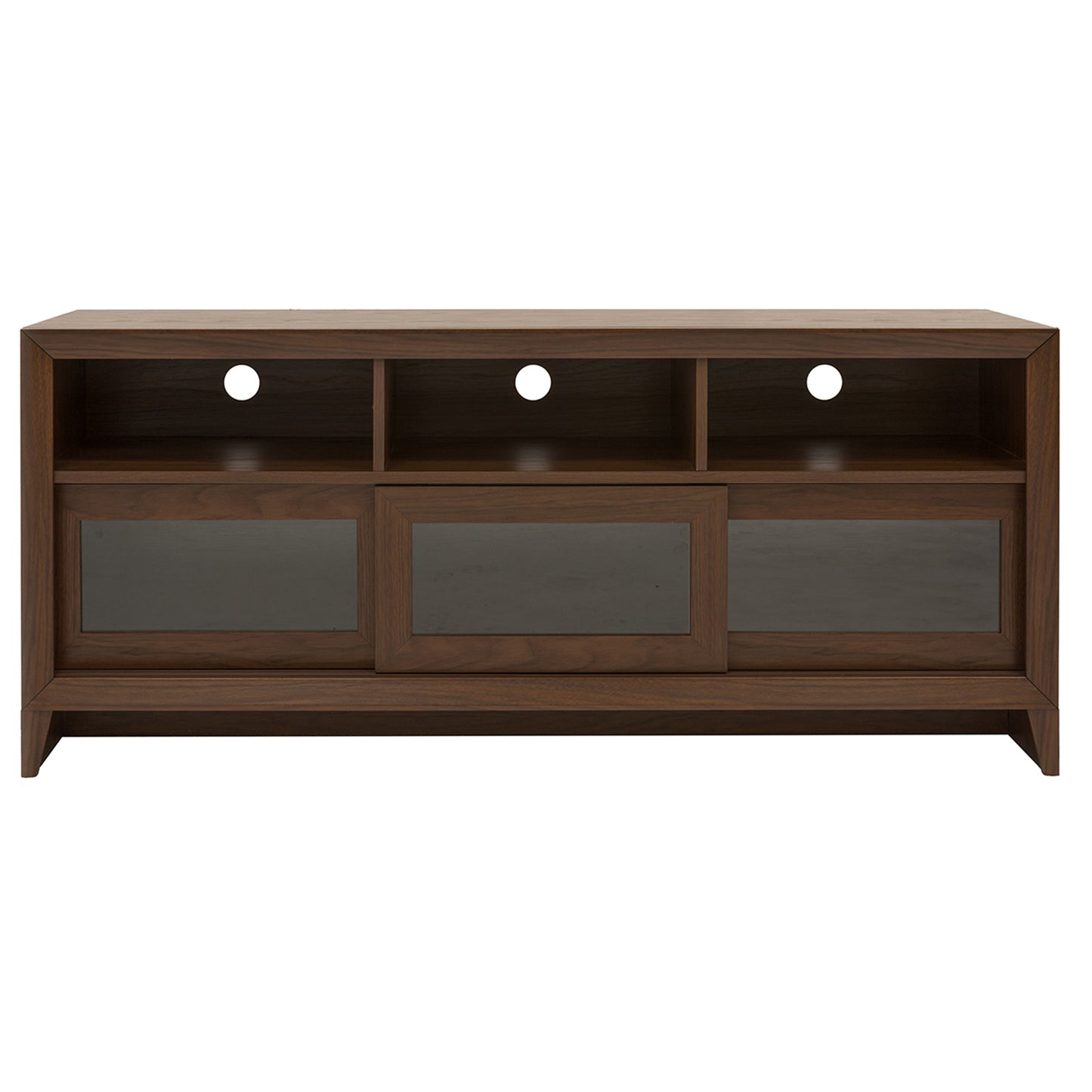 Techni Mobili Modern TV Stand with Storage for TVs Up To , Hickory