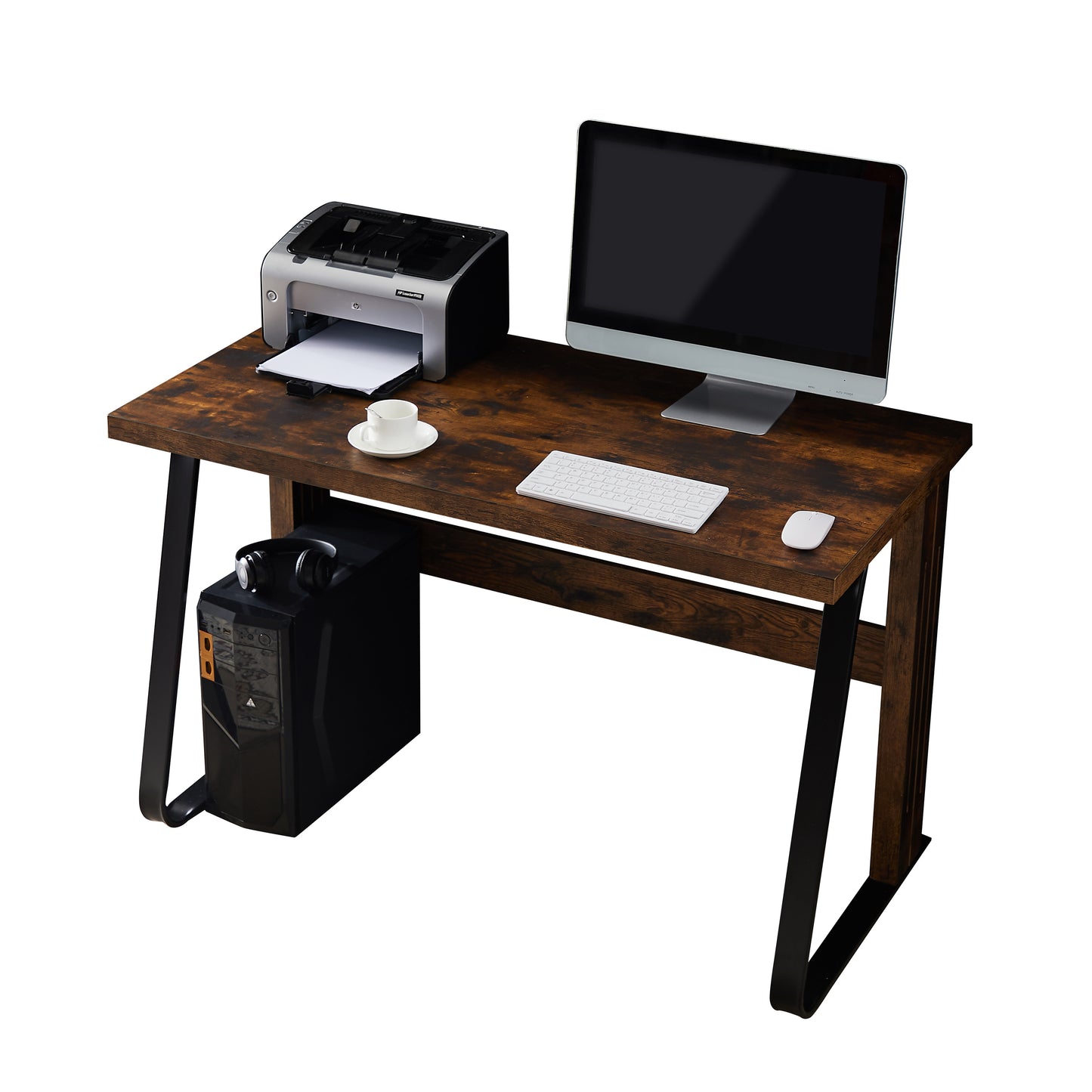 Home Office Computer Desk,  Modern Student Desk ,Laptop Study Table 39& Writing Desk,Easy Assembly(Tiger)