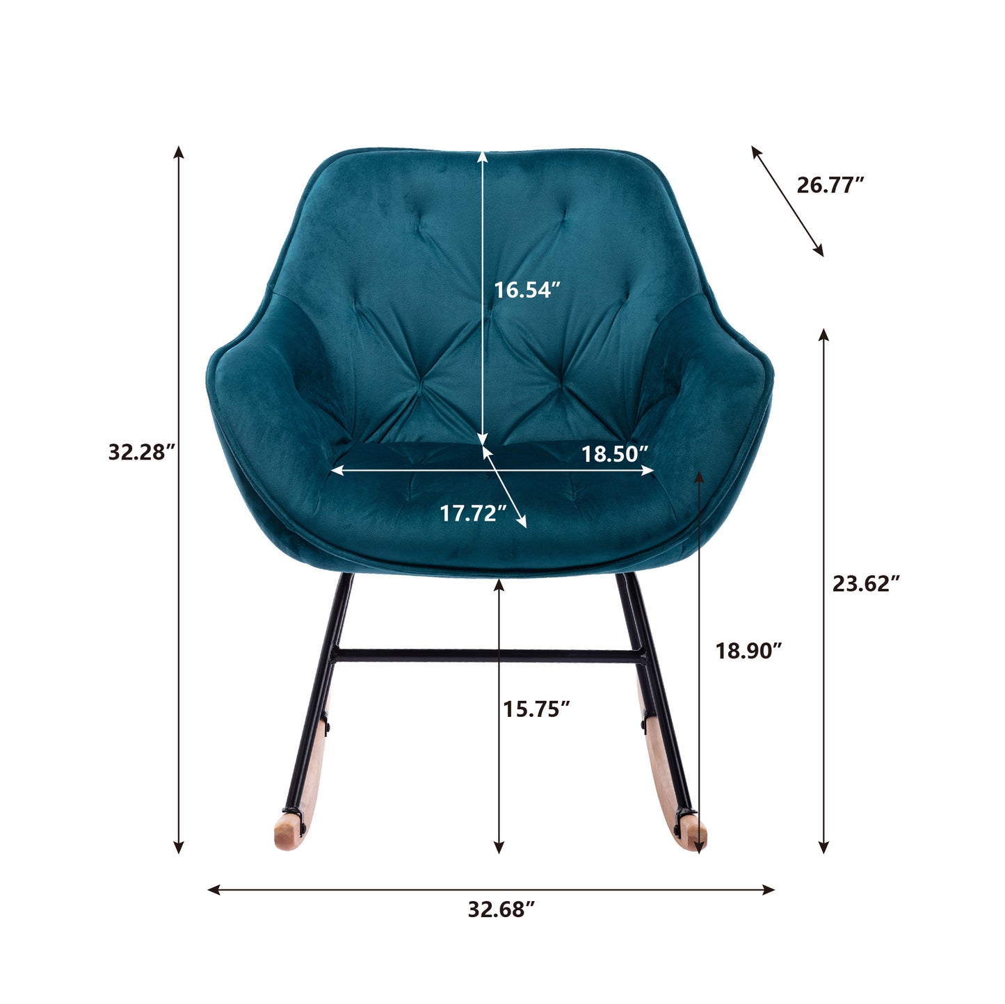 living  room Comfortable  rocking chair  accent chair