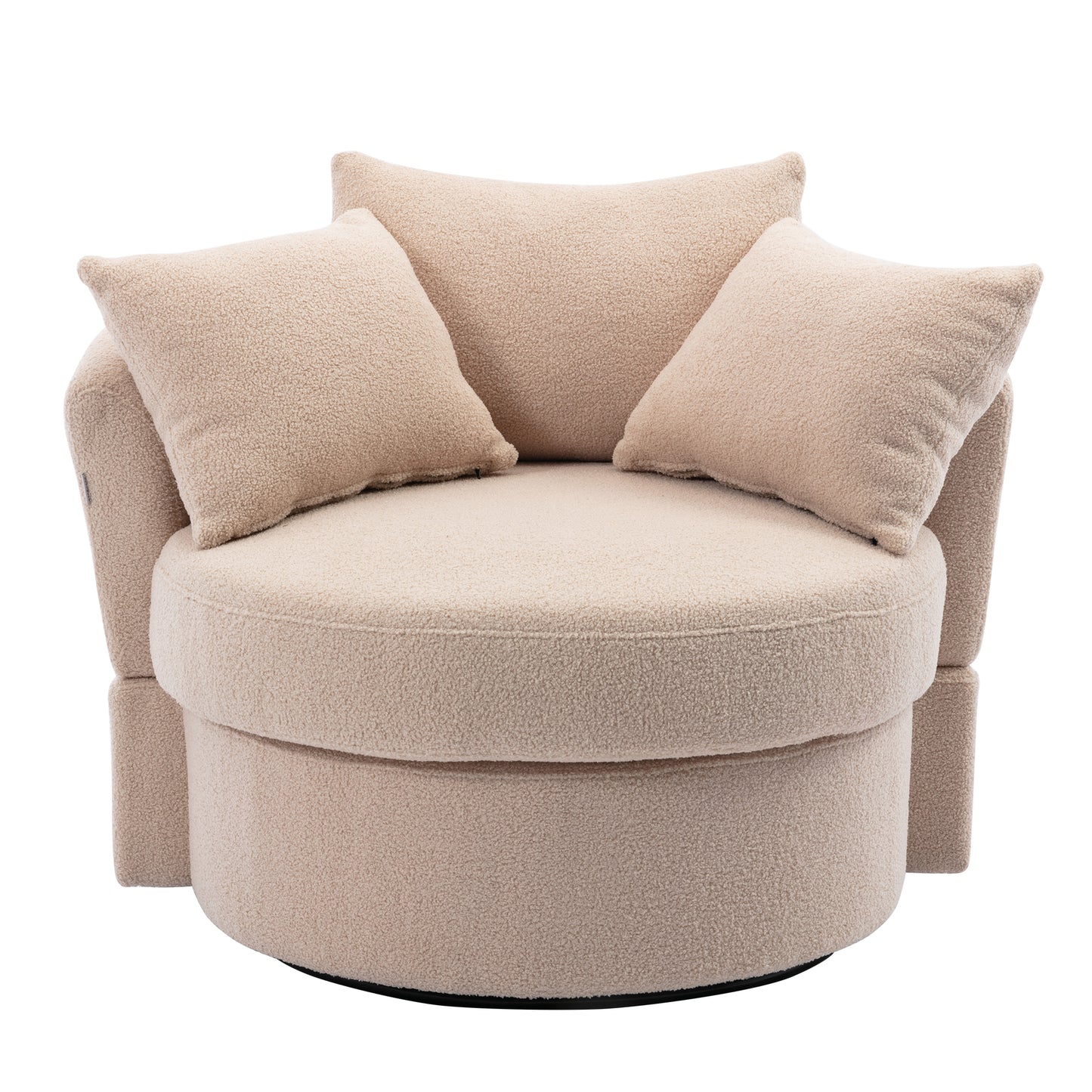 Modern Akili swivel accent chair barrel chair for hotel living room / Modern leisure chair