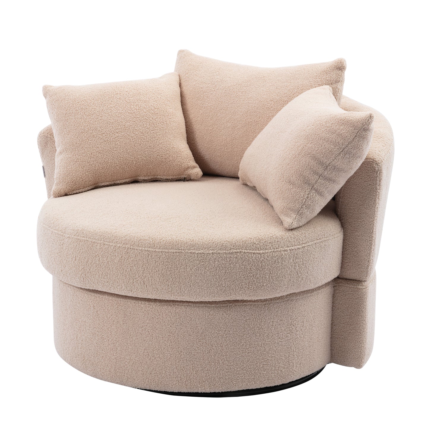 Modern Akili swivel accent chair barrel chair for hotel living room / Modern leisure chair