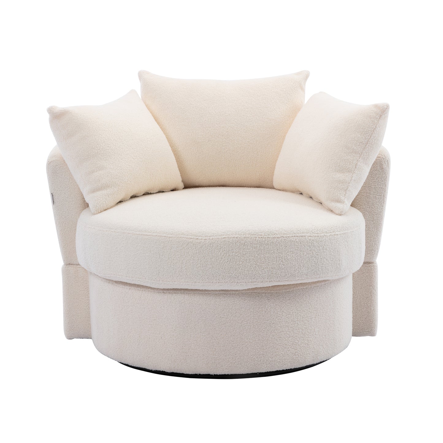 Modern Akili swivel accent chair barrel chair for hotel living room / Modern leisure chair