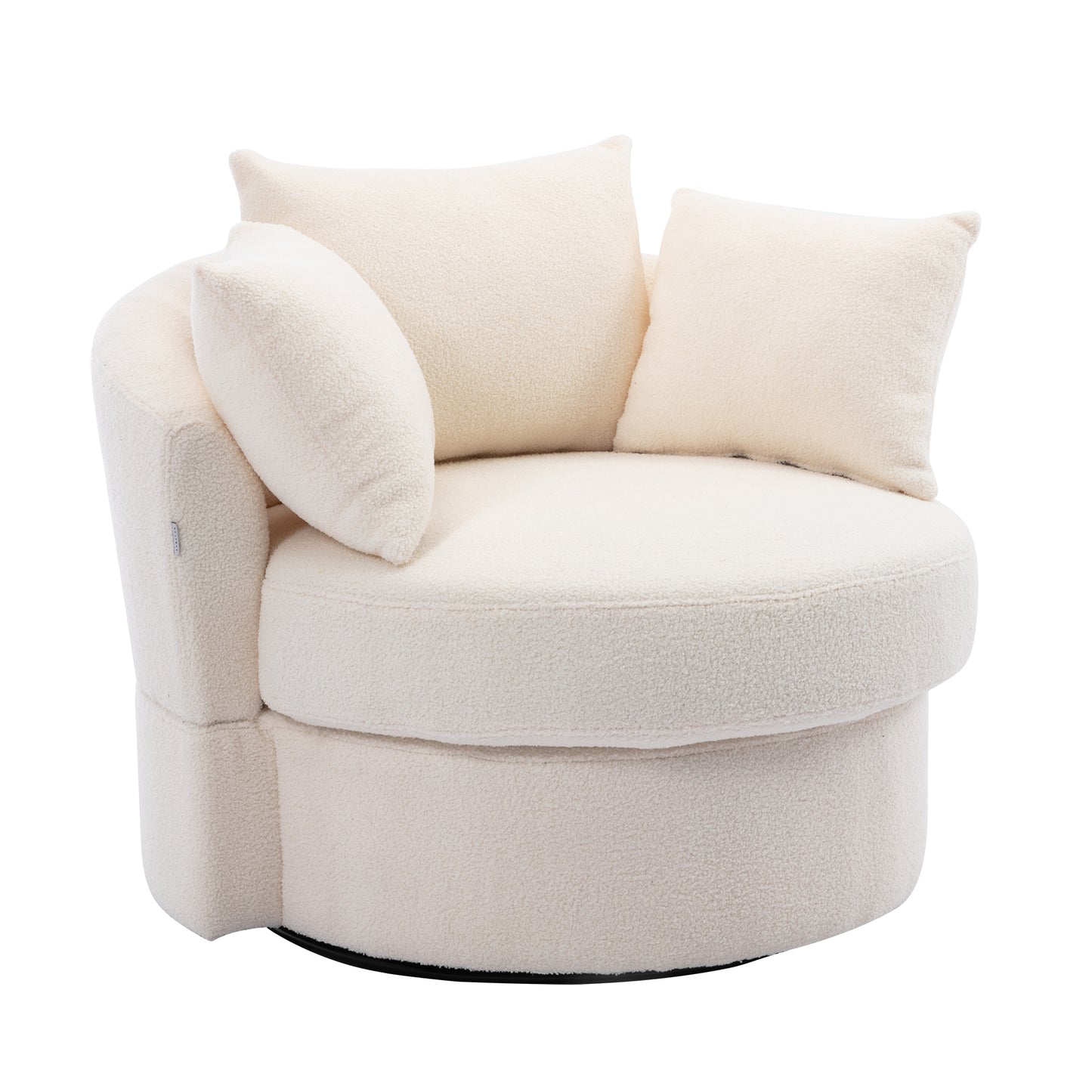 Modern Akili swivel accent chair barrel chair for hotel living room / Modern leisure chair