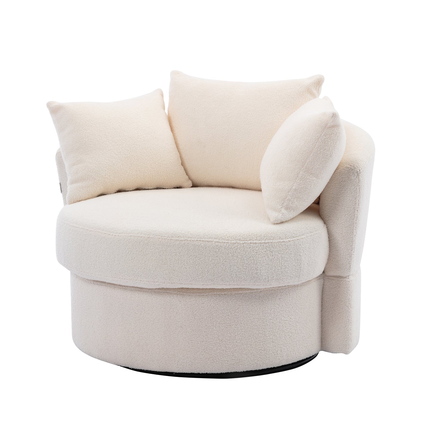 Modern Akili swivel accent chair barrel chair for hotel living room / Modern leisure chair