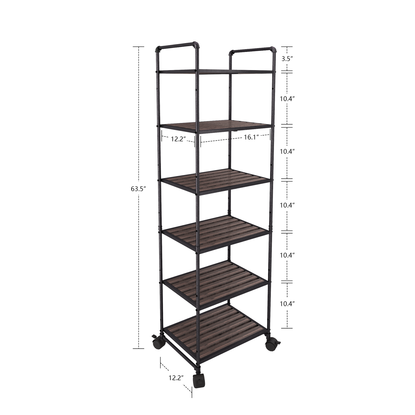 5-story corner shelf plant flower shelf rack bathroom storage tower industrial style practical storage rack metal frame modern furniture home office