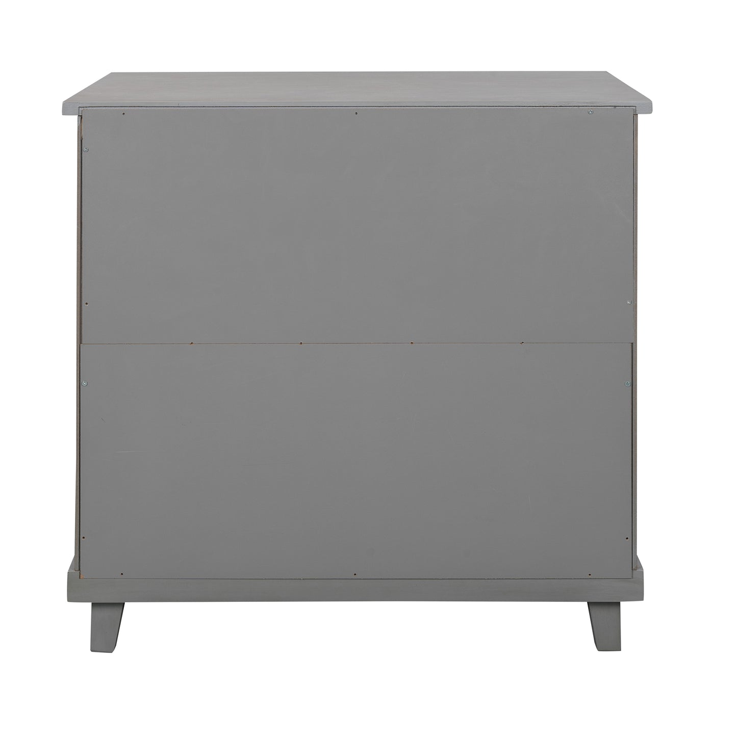 Modern Bedroom Nightstand with 3 Drawers Storage , Gray